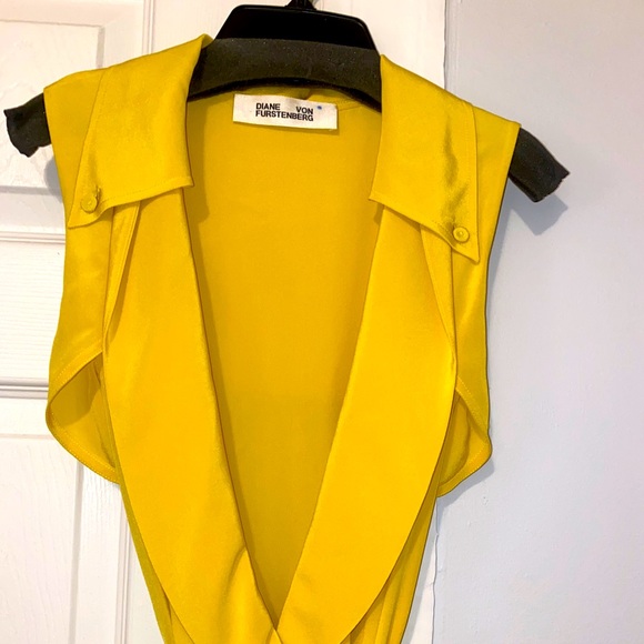 DVF sleeveless shirt midi dress - Picture 3 of 3